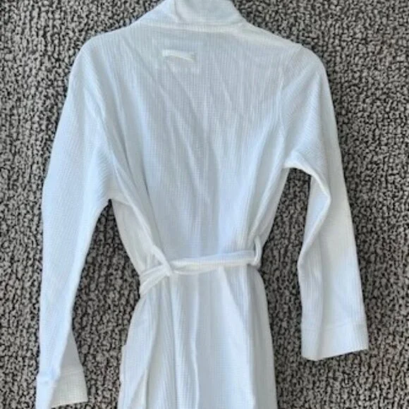 GILLIGAN & OMALLEY White Cotton Bath Robe - Picture 6 of 7